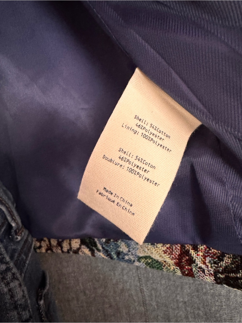 L'AGENCE Lian Multicolor Tapestry Jacket Boxy Collarless Crop Italian Inspire XL - Picture 8 of 11